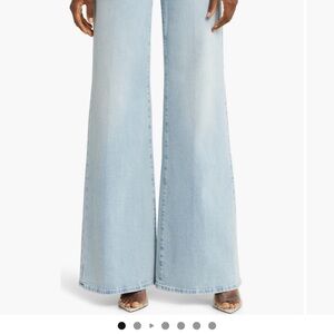 Women's Light Blue Flared Jeans